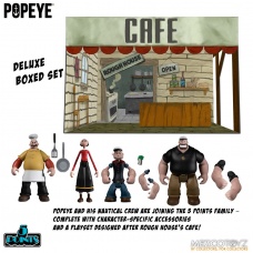 Popeye: 5 Points - Popeye Deluxe Action Figure Box Set - Mezco Toyz (NL)