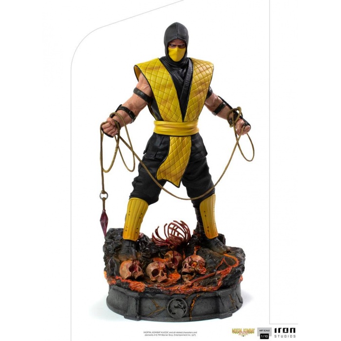 Mortal Kombat: Scorpion 1:10 Scale Statue Iron Studios Product