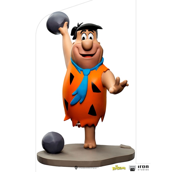 The Flintstones: Fred Flintstone 1:10 Scale Statue Iron Studios Product