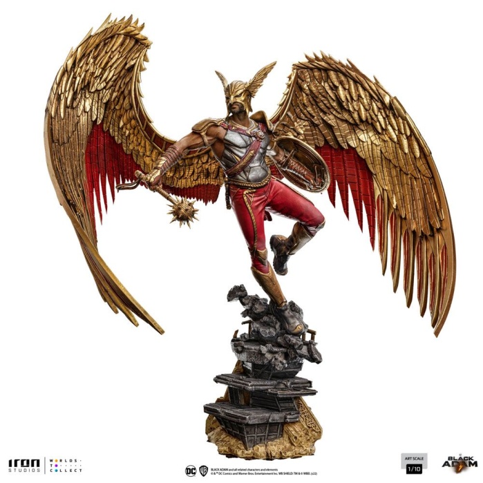 DC Comics: Black Adam - Hawkman 1:10 Scale Statue Iron Studios Product