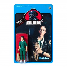 Alien: Wave 3 - Ripley with Jonesy Blue Card 3.75 inch ReAction Figure | Super7