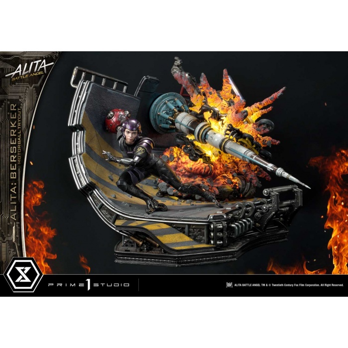 Alita Battle Angel: Berserker Motorball Tryout 1:4 Scale Diorama Prime 1 Studio Product