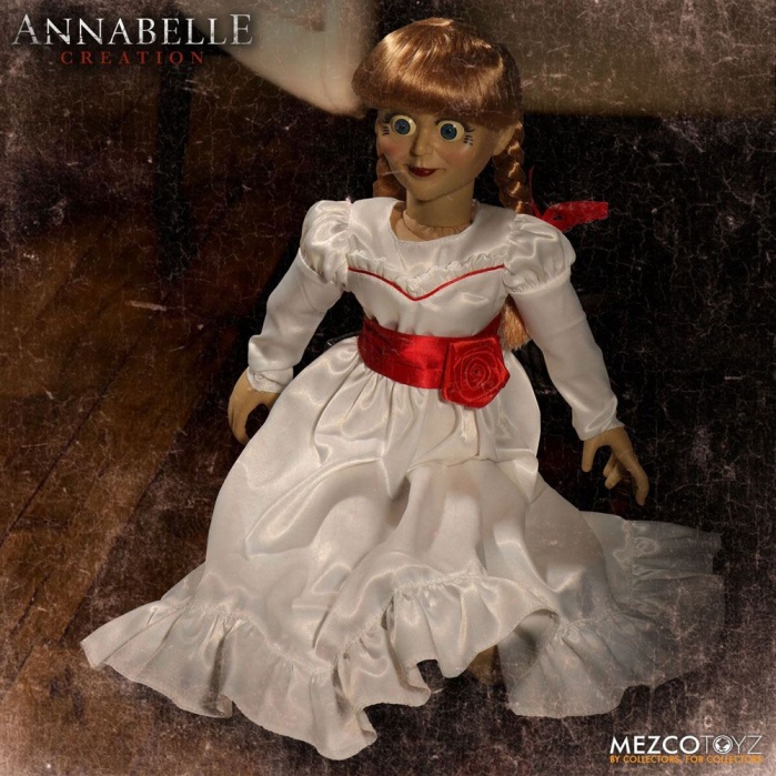 Annabelle Creation Scaled Prop Replica Annabelle Doll Mezco Toyz Product