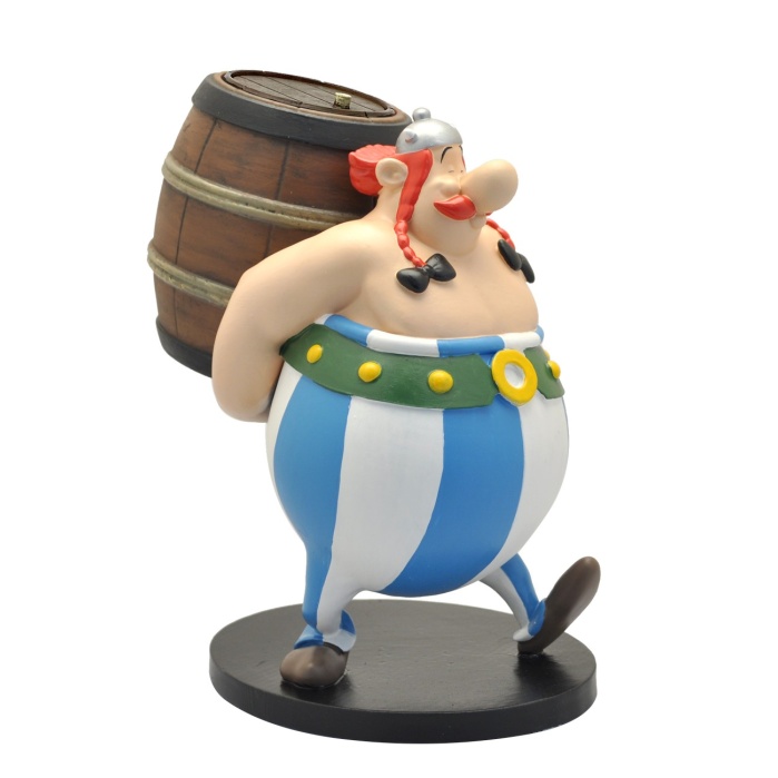 Asterix and Obelix: Obelix and His Barrel Collector Figure Plastoy Product