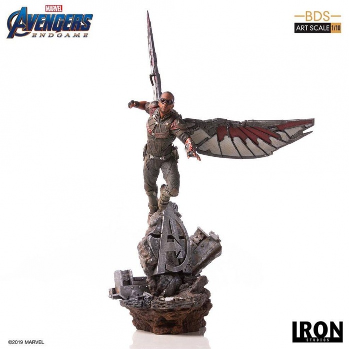 Avengers Endgame BDS Art Scale Statue 1/10 Falcon Iron Studios Product