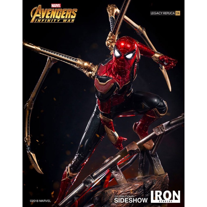 Avengers Infinity War Legacy Replica Statue 1/4 Iron Spider-Man Iron Studios Product
