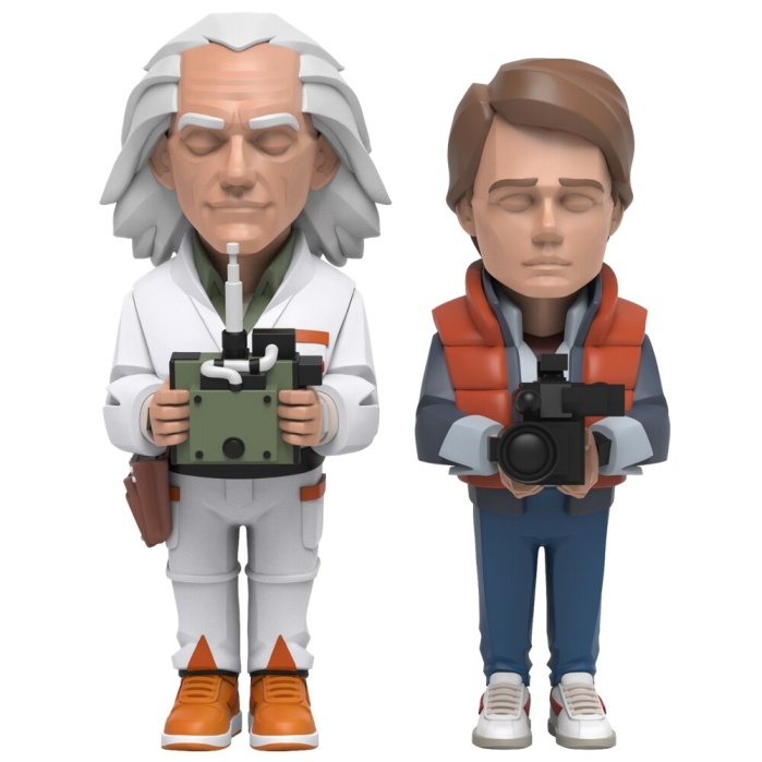 Back to the Future: Doc Brown and Marty McFly Statue Set Mighty Jaxx  Product