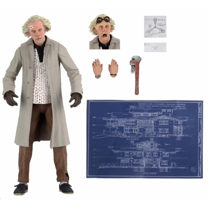 Back to the Future: Ultimate Doc Brown 7 inch Action Figure NECA Product