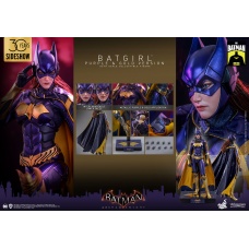 Batman Arkham Knight Videogame Masterpiece Action Figure 1/6 Batgirl (Purple and Gold Version) Exclusive 30 cm | Hot Toys