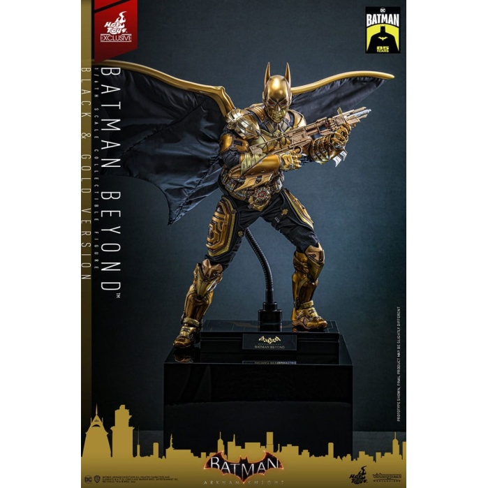 Batman: Arkham Knight Videogame Masterpiece Action Figure 1/6 Batman Beyond (Black & Gold Version) 32 cm Hot Toys Product