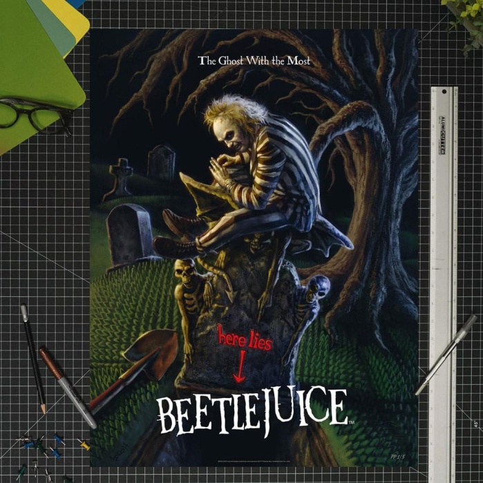 Beetlejuice Art Print The Ghost With the Most 41 x 61 cm - unframed Sideshow Collectibles Product