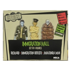 Beetlejuice Beetlejuice Figure 3-Pack Immigration Hall 1 10 cm | NECA