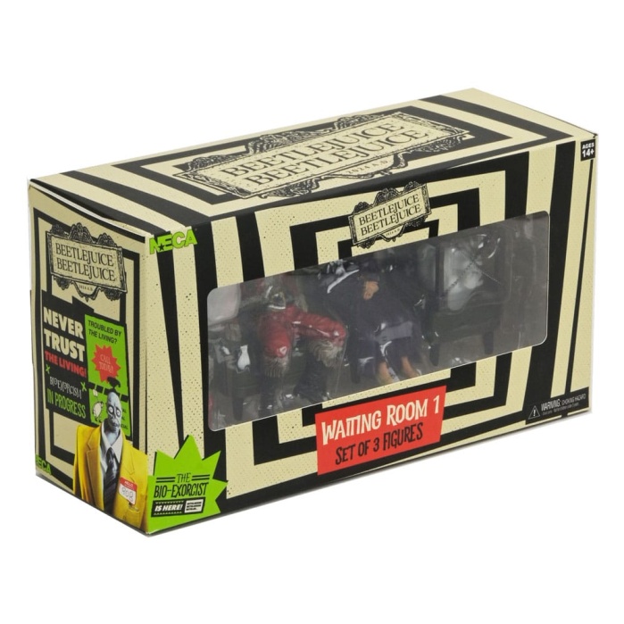 Beetlejuice Beetlejuice Figure 3-Pack Waiting Room 1 10 cm NECA Product