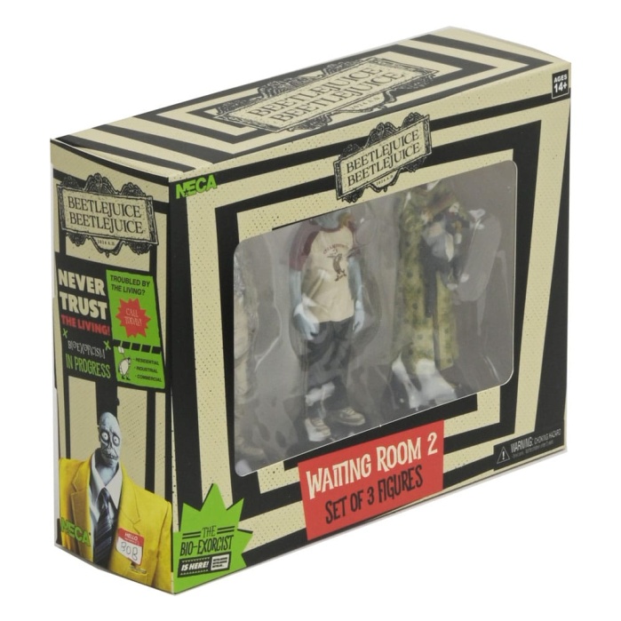 Beetlejuice Beetlejuice Figure 3-Pack Waiting Room 2 10 cm NECA Product