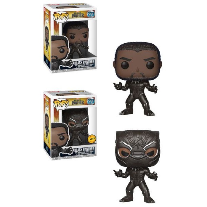 Black Panther Movie POP! Movies Figures Black Panther 9 cm Assortment with chance on a chase one Funko Product