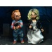 Bride of Chucky: Chucky and Tiffany 2-Pack Clothed Action Figure 8 inch Scale Action Figure NECA Product