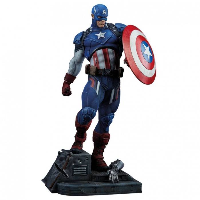 Captain America Premium Format Statue Sideshow Collectibles Product