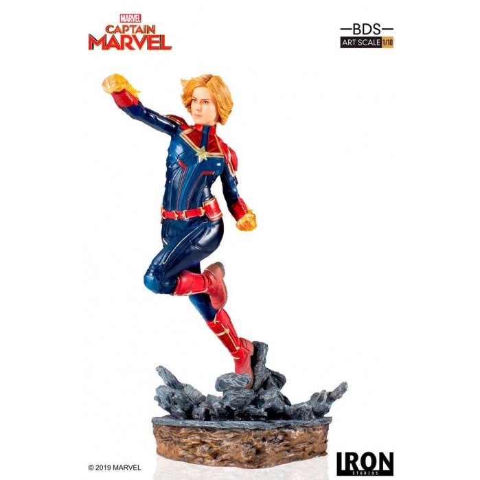 Captain Marvel 1:10 Scale Statue Iron Studios Product