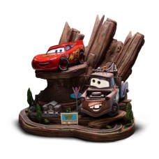 Cars Deluxe Art Scale Statue 1/10 Lightning Mcqueen & Tow Mater 31 cm - Iron Studios (NL)