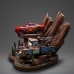 Cars Deluxe Art Scale Statue 1/10 Lightning Mcqueen & Tow Mater 31 cm Iron Studios Product