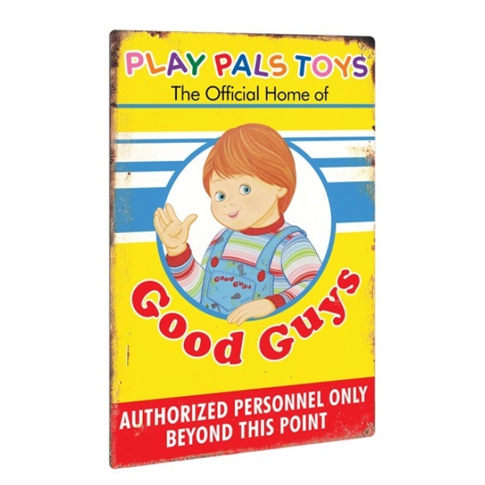 Chucky Child's Play 2: Play Pals Aluminium Sign Trick or Treat Studios Product