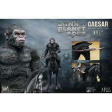 Dawn of the Planet of the Apes: Caesar with Spear on Horse PVC Statue | Star Ace Toys