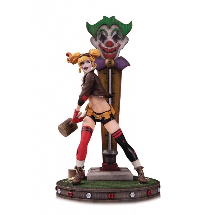 DC Bombshells Statue Harley Quinn DLX Version 2 DC Collectibles Product