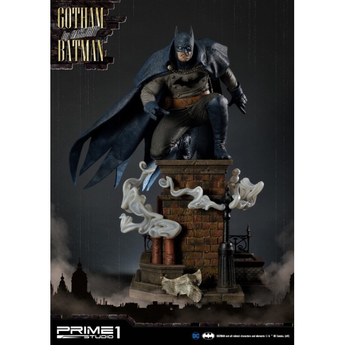 DC Comics: Arkham Origins - Gotham by Gaslight Batman Blue Statue Prime 1 Studio Product