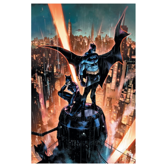 DC Comics: Batman and Catwoman Unframed Art Print Sideshow Collectibles Product