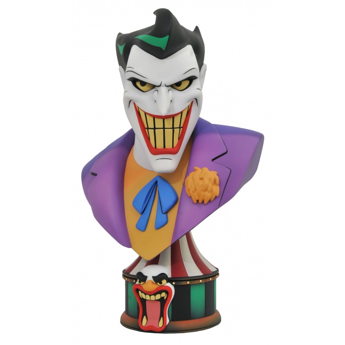 DC Comics: Batman Animated Series Legends in 3D - Joker 1:2 Scale Bust Diamond Select Toys Product
