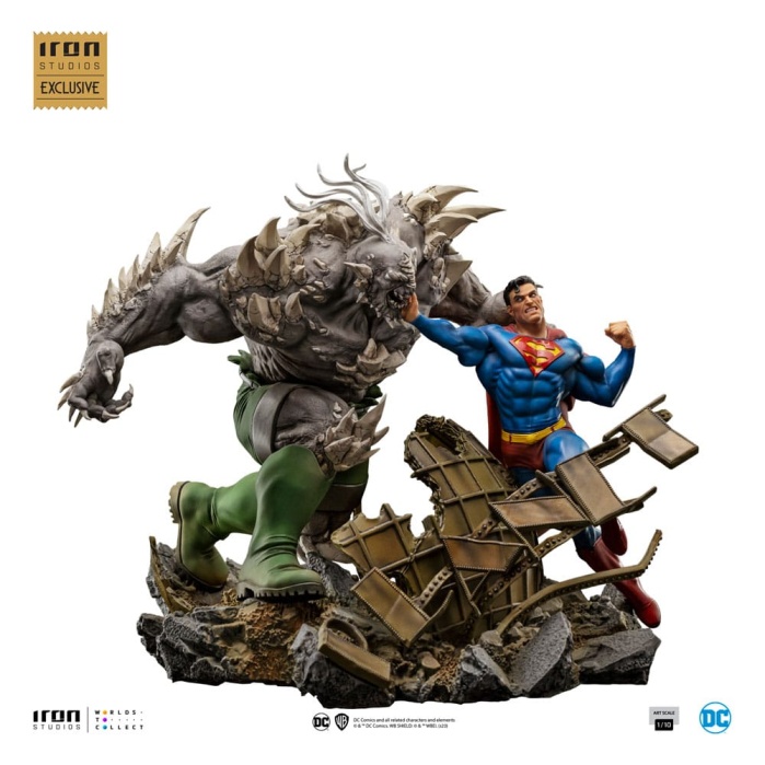 DC Comics BDS Art Scale Statue 1/10 Superman vs Doomsday EU Exclusive 30 cm Iron Studios Product