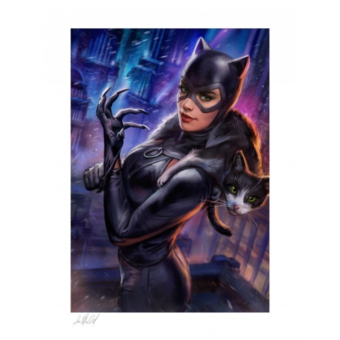 DC Comics: Catwoman #21 Unframed Art Print Sideshow Collectibles Product
