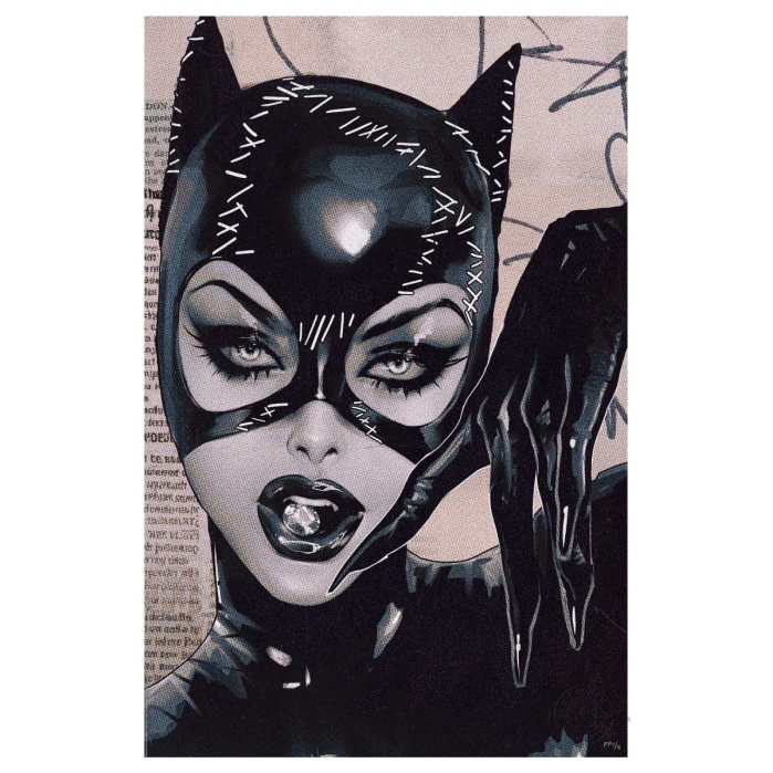 DC Comics: Catwoman #50 Unframed Art Print Sideshow Collectibles Product