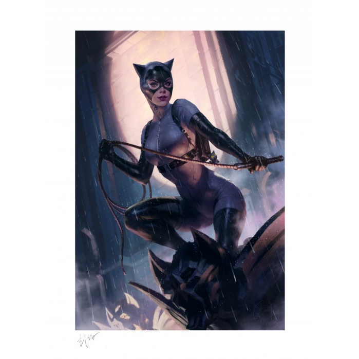 DC Comics: Catwoman Variant Unframed Art Print Sideshow Collectibles Product