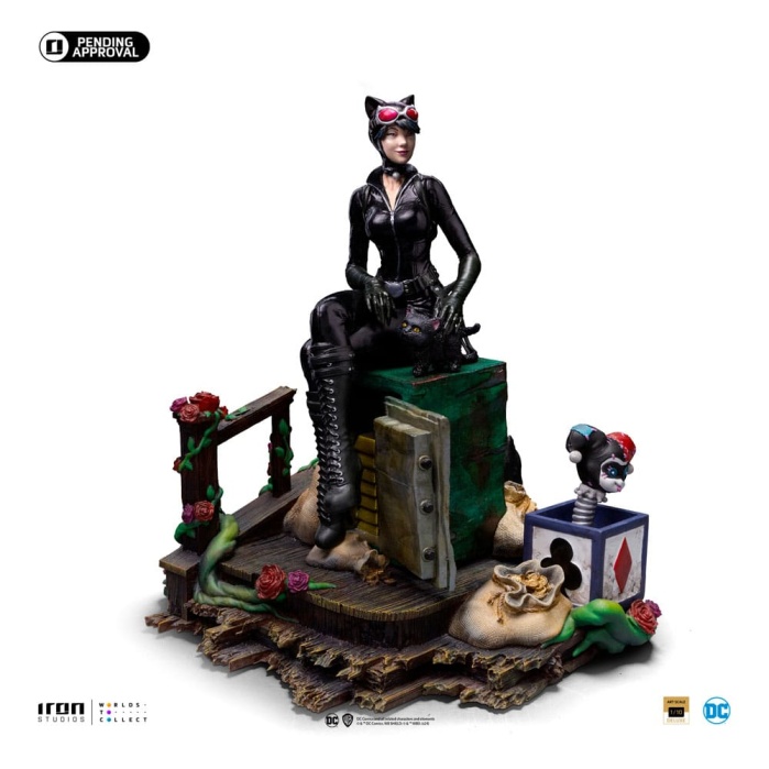 DC Comics Deluxe Art Scale Statue 1/10 Catwoman (Gotham City Sirens) 21 cm Iron Studios Product