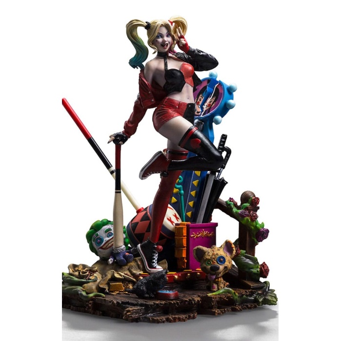 DC Comics Deluxe Art Scale Statue 1/10 Harley Quinn (Gotham City Sirens) 22 cm Iron Studios Product