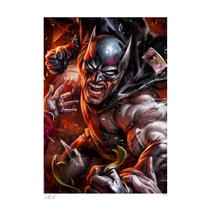 DC Comics: Eternal Enemies - Batman vs The Joker Unframed Art Print Sideshow Collectibles Product