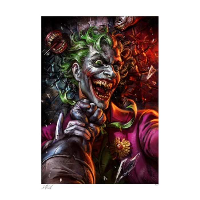 DC Comics: Eternal Enemies - The Joker vs Batman Unframed Art Print Sideshow Collectibles Product