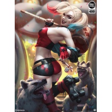 DC Comics: Harley Quinn Hell on Wheels Unframed Art Print | Sideshow Collectibles