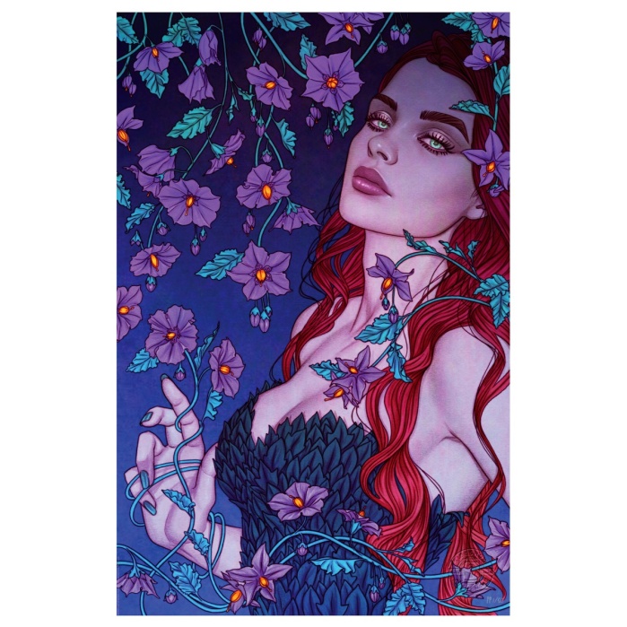 DC Comics: Poison Ivy Unframed Art Print Sideshow Collectibles Product