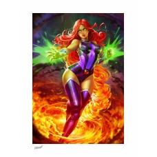 DC Comics: Teen Titans - Starfire Unframed Art Print | Sideshow Collectibles