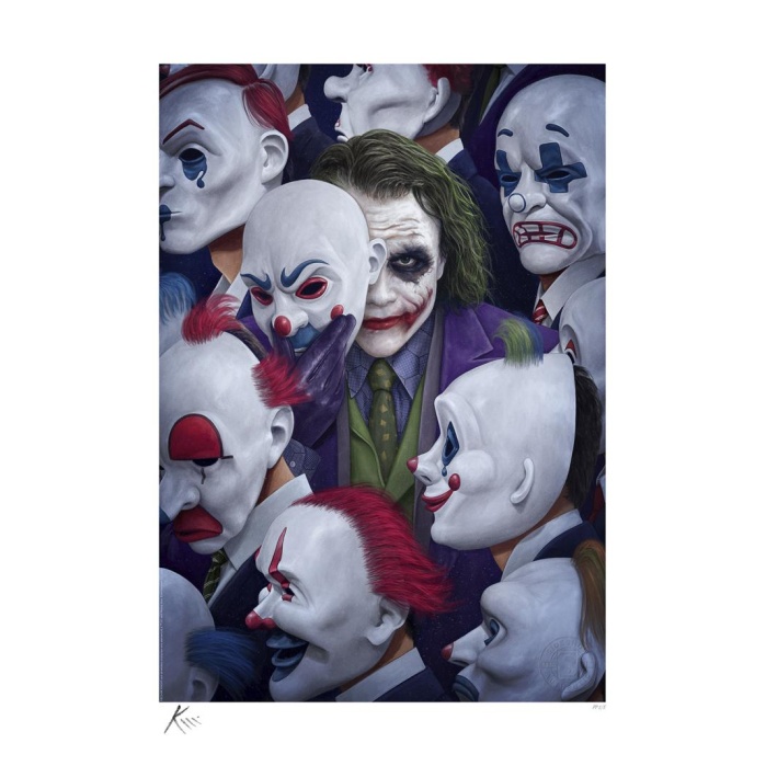 DC Comics: The Dark Knight - Agent of Chaos Unframed Art Print Sideshow Collectibles Product