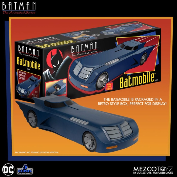 DC Comics Vehicle Batman: The Animated - The Batmobile Mezco Toys Product