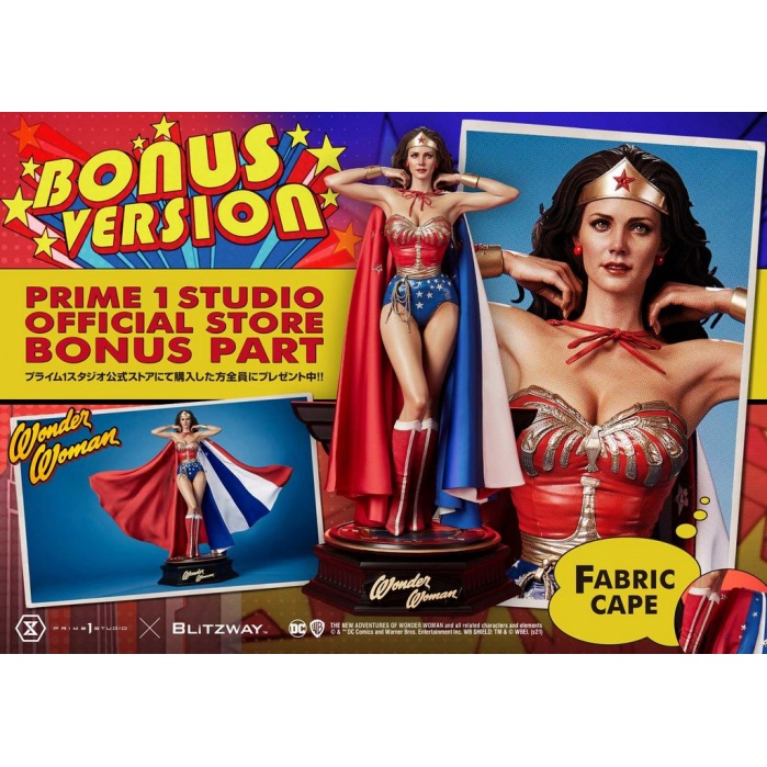 DC Comics: Wonder Woman 1975 Series - Wonder Woman Bonus Version 1:3 Scale Statue Prime 1 Studio Product