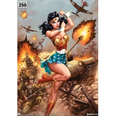 DC Comics: Wonder Woman #750 WWII Unframed Art Print | Sideshow Collectibles