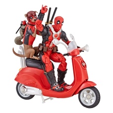 Deadpool Corps Marvel Legends Vehicle with Figure Deadpool with Scooter 15 cm | Hasbro