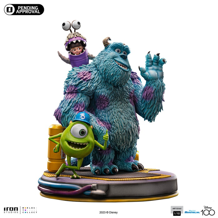 Disney: 100 Years of Wonder - Monsters Inc. Deluxe 1:10 Scale Statue Iron Studios Product
