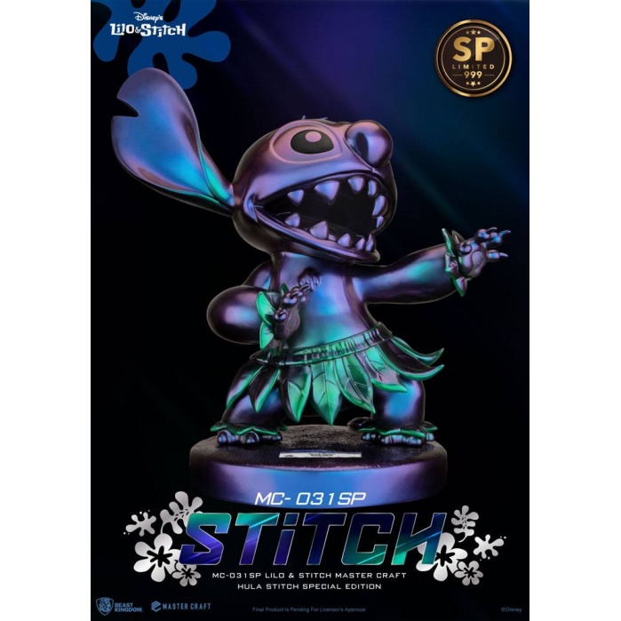 Disney Master Craft Statue Hula Stitch Special Edition Beast Kingdom Product
