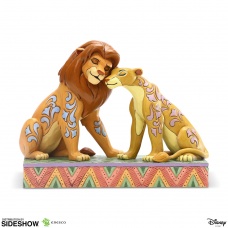 Disney: The Lion King - Simba and Nala Snuggling Figurine | Sideshow Collectibles