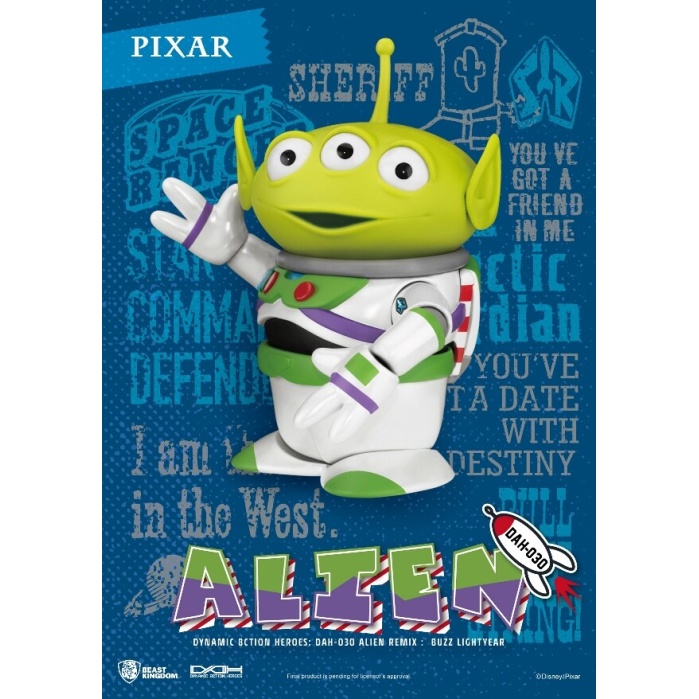 Disney: Toy Story - Alien Remix Buzz Lightyear 6 inch Action Figure Beast Kingdom Product